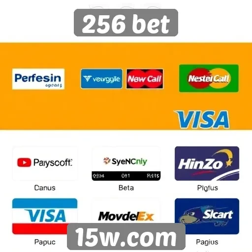 Opções de pagamento disponíveis no 256 bet